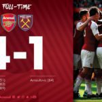 VIDEO: Arsenal vs West Ham 4-1 – Highlights & Goals