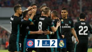 VIDEO: Bayern Munchen vs Real Madrid 1-2 – Highlights & Goals