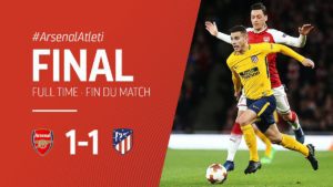 VIDEO: Arsenal vs Atletico Madrid 1-1 – Highlights & Goals