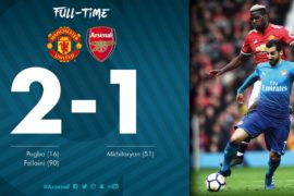 VIDEO: Manchester United vs Arsenal 2-1 – Highlights & Goals