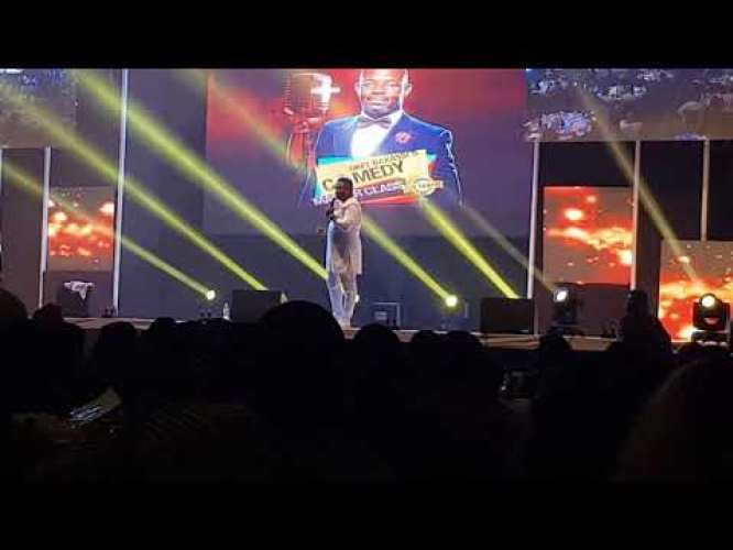 Comedy Video: Accapella Claims Biggest Comedian Title At Okey Bakassi’s Comedy Master class