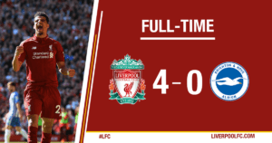 DOWNLOAD VIDEO: Liverpool vs Brighton 4-0 – Highlights & Goals