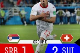 VIDEO: Serbia 1 vs 2 Switzerland (2018 World Cup) – Highlights & Goals