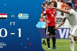 VIDEO: Egypt 0 – 1 Uruguay (2018 World Cup) Highlights & Goals