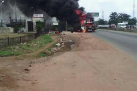 PHOTOS: Another Fire Incidence Happens In Ibadan #prayfornigeria