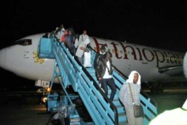 PHOTOS: Stranded Nigerians In Russia Arrive In Abuja
