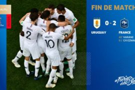 VIDEO: Uruguay 0 vs 2 France (2018 World cup) – Highlights & Goals