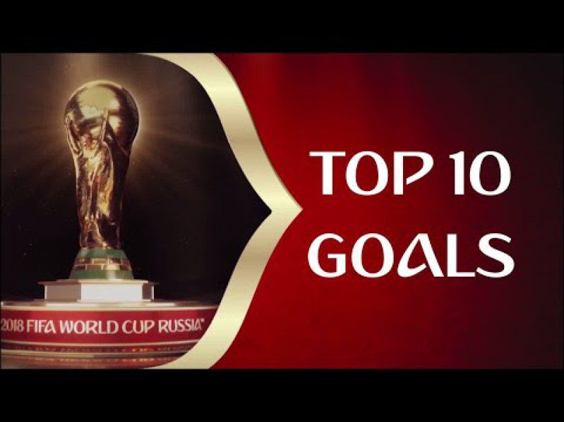 VIDEO: Official Selection Of Top 10 Goals In 2018 FIFA World Cup