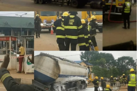 PHOTOS: Another Tanker Carrying Petrol Falls In Lagos