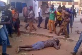 PHOTOS: SO BAD! 12 People Killed As Armed Robbers Raid Two Banks In Edo State