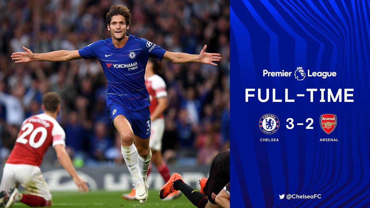 Chelsea 3 vs 2 Arsenal - Highlights & Goals