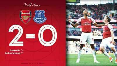 Arsenal 2 vs 0 Everton (Premier League) - Highlights & Goals