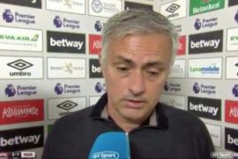Mourinho Makes Three Excuses For Manchester United’s Defeat To West Ham