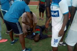 Nigerian Coach Collapses After Being Punched By A Player During Match