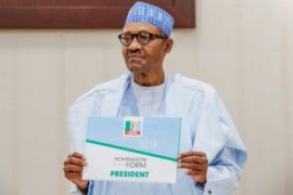 Read Full Text Of What Buhari Said When He Received APC Nomination Form