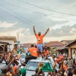 PHOTOS: Davido Gets Mobbed By Crowd As He Campaigns For His Uncle, Ademola Adeleke In Osun