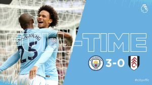 Manchester City 3 vs 0 Fulham (Premier League) - Highlights & Goals