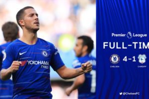 Chelsea 4 vs 1 Cardiff City (Premier League) - Highlights & Goals