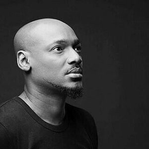 Nigerian Music act, 2face Idibia in black dress