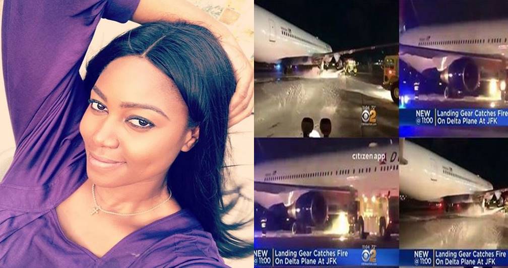 Yvonne Nelson Involved In An Airplane Accident (Video)