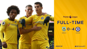 Video: Burnley 0 vs 4 Chelsea (Premier League) Highlights & Goals