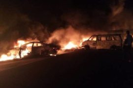 PHOTOS: 6 Dead, Vehicles Razed As Tanker Explodes In Akure