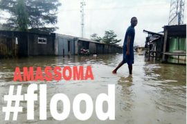 PHOTOS: Snakes Invade Flooded Homes Of Villagers In Bayelsa As Residents Lament