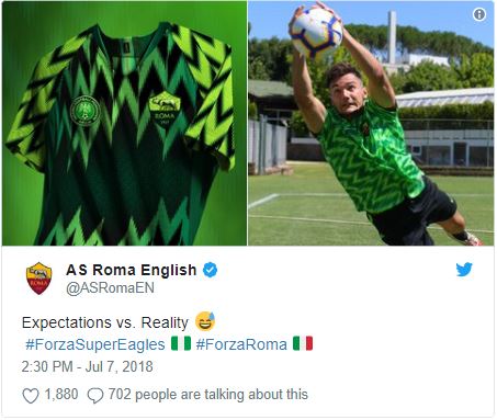 PHOTOS: Check Out 4 Times Italian Club, AS Roma Won Nigerians' Hearts