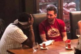 What Paul Pogba Discussed With Messi On Friday Night In Dubai (Pictures)