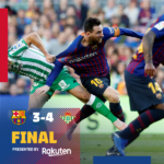 Video: Barcelona 3 vs 4 Real Betis (Laliga) – Highlights & Goals