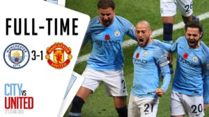 Video: Manchester City 3 vs 1 Manchester United (Premier League) – Highlights & Goals