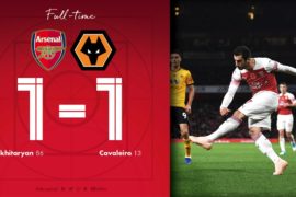 Video: Arsenal 1 vs 1 Wolves (Premier League) – Highlights & Goals