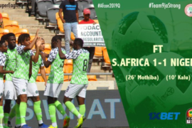 Video: South Africa 1 vs 1 Nigeria (AFCON Qualifier) – Highlights & Goals