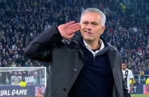 I Was Insulted For 90 Minutes - Mourinho Justifies Juventus Gesture