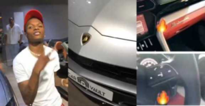 Video: Wizkid Is On Fire! Buys Brand New Lamborghini Urus Worth N101Million