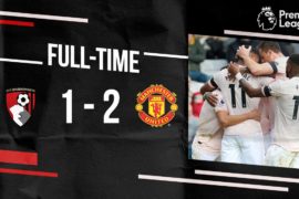 Video: Bournemouth 1 vs 2 Manchester United (Premier League) – Highlights & Goals