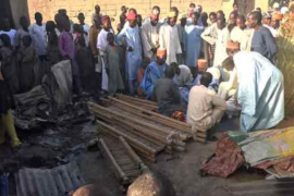 PHOTOS: Boko Haram Attacks Borno, Set Imam And His Family On Fire