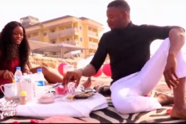 Leo Takes Cee-C To The Beach On ‘Romantic’ Outing, Showers Her With Cute Words (Video)