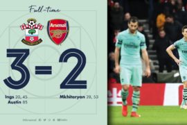 Video: Southampton 3 vs 2 Arsenal (Premier League) – Highlights & Goals