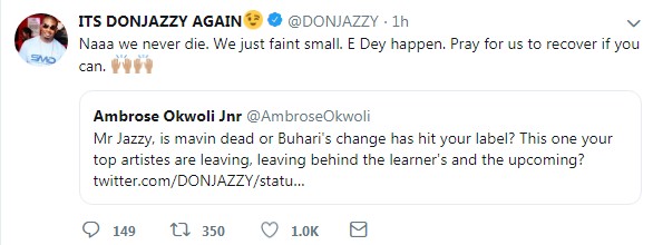 Mavin Records Is Not Dead But Faint – Don Jazzy