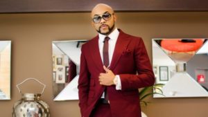 Love &amp; Romantic songs star, Banky W rocks wine suit