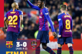 Barcelona vs Levante 3-0 (AGG 4-2) – Highlights & Goals (Download Video)