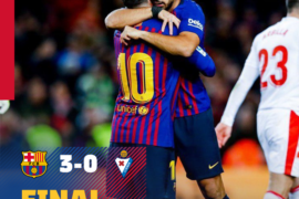 Barcelona vs Eibar 3-0 – Highlights & Goals (Download Video)