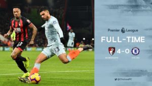 Bournemouth vs Chelsea 4-0 - Highlights & Goals