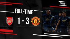 Arsenal vs Manchester United 1-3 - Highlights & Goals