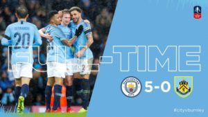 Manchester City vs Burnley 5-0 – Highlights & Goals