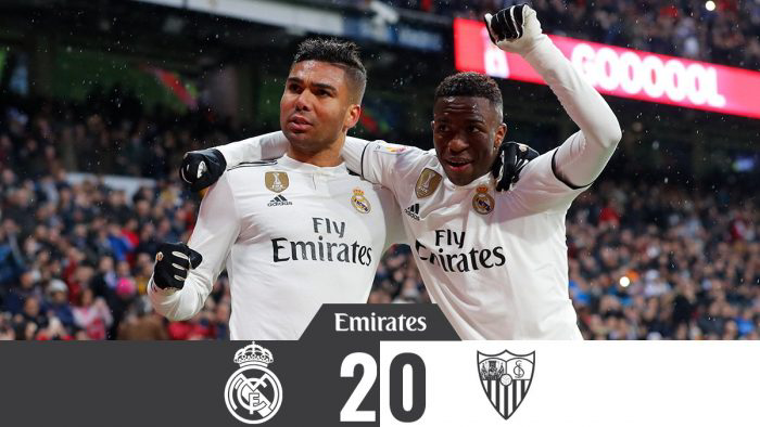 Real Madrid vs Sevilla 2-0 – Highlights & Goals