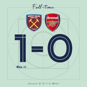 West Ham vs Arsenal 1-0 – Highlights & Goals