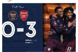 Blackpool vs Arsenal 0-3 – Highlights & Goals (Download Video)