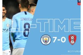 Manchester City vs Rotherham 7-0 – Highlights & Goals (Download Video)